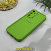 قاب گوشی Galaxy A05S سامسونگ طرح سیلیکونی Solid لوگو دار محافظ لنزدار سبز فسفری کد 52987