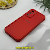 قاب گوشی Galaxy A05S سامسونگ طرح سیلیکونی Solid لوگو دار محافظ لنزدار قرمز کد 52989