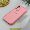 قاب گوشی Galaxy A25 سامسونگ طرح سیلیکونی Solid لوگو دار محافظ لنزدار صورتی کد 53005