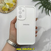 قاب گوشی Galaxy A25 سامسونگ طرح سیلیکونی Solid لوگو دار محافظ لنزدار سفید کد 53009