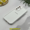 قاب گوشی Galaxy A25 سامسونگ طرح سیلیکونی Solid لوگو دار محافظ لنزدار سفید کد 53009