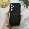 قاب گوشی Galaxy A25 سامسونگ طرح سیلیکونی Solid لوگو دار محافظ لنزدار مشکی کد 53016