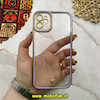 قاب گوشی iPhone 11 آیفون طرح الکتروپلیتینگ ژله ای شفاف اورجینال یونیک کیس Unique Case محافظ لنز دار یاسی کد 44785