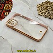 قاب گوشی iPhone 11 آیفون طرح الکتروپلیتینگ ژله ای شفاف اورجینال یونیک کیس Unique Case محافظ لنز دار گلبهی کد 44786