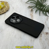 قاب گوشی Redmi 14C - Poco C75 شیائومی Porsche Design سیلیکونی ژله ای محافظ لنز دار مشکی کد 44803