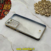 قاب گوشی Galaxy S21 FE سامسونگ طرح الکتروپلیتینگ ژله ای شفاف اورجینال یونیک کیس Unique Case محافظ لنز دار سرمه ای کد 44821