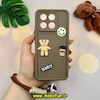 قاب گوشی Poco X6 Pro - Redmi K70E شیائومی سیلیکونی Solid برجسته محافظ لنزدار طرح BABY بنددار کنفی قهوه ای کد 52940