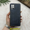 قاب گوشی Galaxy A12 - Galaxy M12 سامسونگ اورجینال برند DADOO دادوو 2025 طرح دوخت HARD چرمی سرمه ای کد 53366