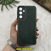 قاب گوشی Galaxy A25 سامسونگ اورجینال برند DADOO دادوو 2025 طرح دوخت HARD چرمی سبز تیره کد 53370