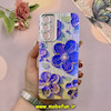 قاب گوشی Galaxy A05S سامسونگ فانتزی SO COOL لاکچری نگین دار کرومی محافظ لنزدار طرح گل کد 53687
