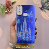 قاب گوشی Galaxy A10S سامسونگ فانتزی SO COOL لاکچری نگین دار کرومی محافظ لنزدار طرح قصر کد 53688