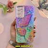 قاب گوشی Galaxy A15 سامسونگ فانتزی SO COOL لاکچری نگین دار کرومی محافظ لنزدار طرح پروانه کد 53704