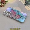 قاب گوشی Galaxy A15 سامسونگ فانتزی SO COOL لاکچری نگین دار کرومی محافظ لنزدار طرح پروانه کد 53704