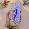 قاب گوشی Galaxy A15 سامسونگ فانتزی SO COOL لاکچری نگین دار کرومی محافظ لنزدار طرح پروانه کد 53708
