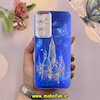 قاب گوشی Galaxy A25 سامسونگ فانتزی SO COOL لاکچری نگین دار کرومی محافظ لنزدار طرح قصر کد 53719