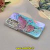 قاب گوشی Galaxy A35 سامسونگ فانتزی SO COOL لاکچری نگین دار کرومی محافظ لنزدار طرح پروانه کد 53732