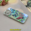 قاب گوشی iPhone 15 Pro Max آیفون فانتزی SO COOL لاکچری نگین دار کرومی محافظ لنزدار طرح پروانه کد 53790