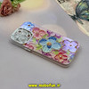 قاب گوشی iPhone 15 Pro Max آیفون فانتزی SO COOL لاکچری نگین دار کرومی محافظ لنزدار طرح گل کد 53792
