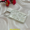 قاب گوشی iPhone 16 آیفون اورجینال فانتزی عروسکی برجسته نگین دار رزینی لنز کرومی طرح کیتی Kitty کد 53673