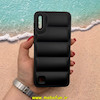قاب گوشی Galaxy A10 - Galaxy M10 سامسونگ سیلیکون ژله ای پافر PC زیر بسته محافظ لنز دار مشکی کد 53451