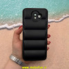 قاب گوشی Galaxy J6 Plus سامسونگ سیلیکون ژله ای پافر PC زیر بسته محافظ لنز دار مشکی کد 53494