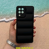قاب گوشی Galaxy M53 5G سامسونگ سیلیکون ژله ای پافر PC زیر بسته محافظ لنز دار مشکی کد 53497