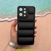 قاب گوشی Redmi 12 - Poco M6 Pro 5G شیائومی سیلیکون ژله ای پافر PC زیر بسته محافظ لنز دار مشکی کد 53530