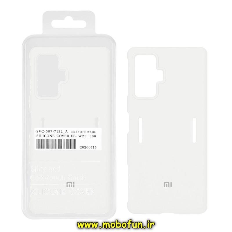 قاب گوشی Poco F4 GT - Redmi K50 Gaming شیائومی سیلیکونی اورجینال سورا SORA پاک کنی درجه یک زیربسته سفید کد 45306