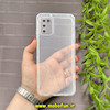 قاب گوشی Galaxy A02S - Galaxy M02S سامسونگ طرح ژله ای شفاف بی رنگ ایربگ دار کپسولی محافظ لنز دار کد 54213