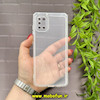 قاب گوشی Galaxy A31 سامسونگ طرح ژله ای شفاف بی رنگ ایربگ دار کپسولی محافظ لنز دار کد 54231