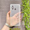 قاب گوشی Redmi 12C - Poco C55 - Redmi 11A شیائومی طرح ژله ای شفاف بی رنگ ایربگ دار کپسولی محافظ لنز دار کد 54253