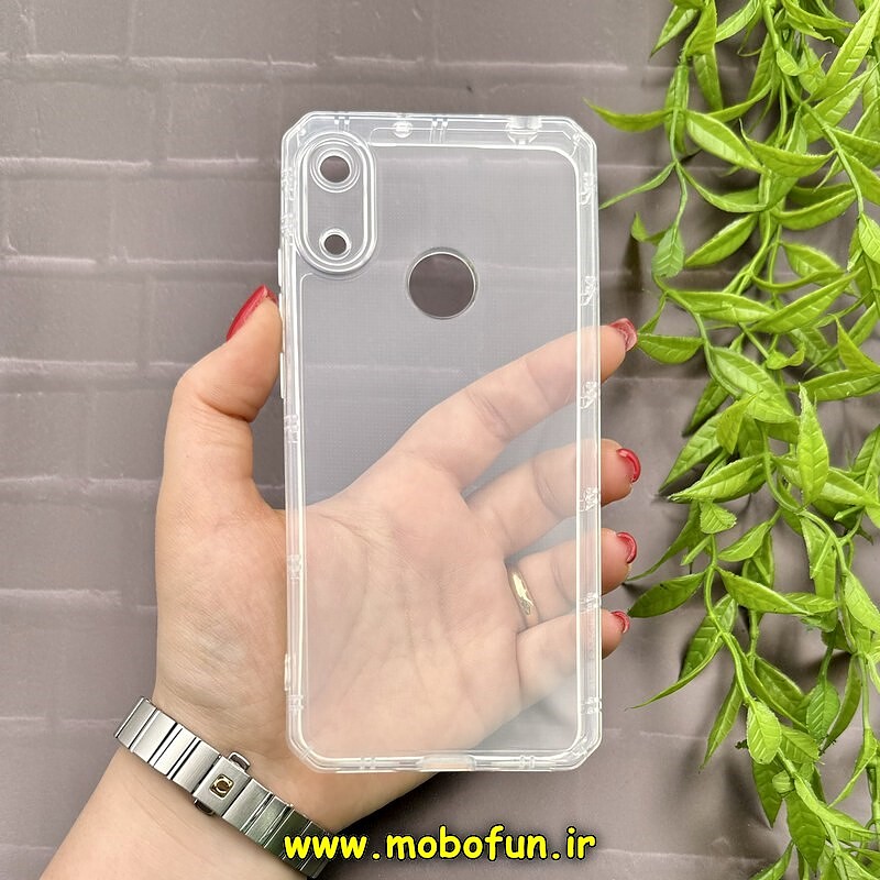 قاب گوشی Y6 2019 - Y6 Prime 2019 - Y6S - Honor 8A هوآوی طرح ژله ای شفاف بی رنگ ایربگ دار کپسولی محافظ لنز دار کد 54267