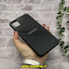 قاب گوشی Galaxy A05 سامسونگ اورجینال Grade A شیشه ای PVD براق دور سیلیکونی ضدخش ضد ضربه مشکی کد 54271