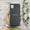 قاب گوشی Galaxy A05 سامسونگ اورجینال Grade A شیشه ای PVD براق دور سیلیکونی ضدخش ضد ضربه مشکی کد 54271
