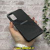 قاب گوشی Galaxy A05S سامسونگ اورجینال Grade A شیشه ای PVD براق دور سیلیکونی ضدخش ضد ضربه مشکی کد 54275