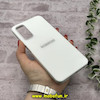 قاب گوشی Galaxy A05S سامسونگ اورجینال Grade A شیشه ای PVD براق دور سیلیکونی ضدخش ضد ضربه سفید کد 54277