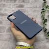 قاب گوشی Galaxy A06 سامسونگ اورجینال Grade A شیشه ای PVD براق دور سیلیکونی ضدخش ضد ضربه آبی کد 54282