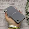 قاب گوشی Galaxy A10 سامسونگ اورجینال Grade A شیشه ای PVD براق دور سیلیکونی ضدخش ضد ضربه طوسی کد 54284