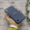 قاب گوشی Galaxy A10 سامسونگ اورجینال Grade A شیشه ای PVD براق دور سیلیکونی ضدخش ضد ضربه آبی کد 54286