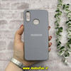 قاب گوشی Galaxy A10S سامسونگ اورجینال Grade A شیشه ای PVD براق دور سیلیکونی ضدخش ضد ضربه طوسی کد 54288
