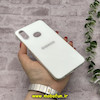 قاب گوشی Galaxy A10S سامسونگ اورجینال Grade A شیشه ای PVD براق دور سیلیکونی ضدخش ضد ضربه سفید کد 54289