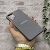 قاب گوشی Galaxy A12 - Galaxy M12 سامسونگ اورجینال Grade A شیشه ای PVD براق دور سیلیکونی ضدخش ضد ضربه طوسی کد 54296