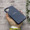 قاب گوشی Galaxy A12 - Galaxy M12 سامسونگ اورجینال Grade A شیشه ای PVD براق دور سیلیکونی ضدخش ضد ضربه آبی کد 54298