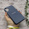 قاب گوشی Galaxy A13 4G سامسونگ اورجینال Grade A شیشه ای PVD براق دور سیلیکونی ضدخش ضد ضربه آبی کد 54302