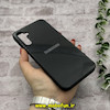 قاب گوشی Galaxy A14 سامسونگ اورجینال Grade A شیشه ای PVD براق دور سیلیکونی ضدخش ضد ضربه مشکی کد 54303
