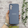 قاب گوشی Galaxy A14 سامسونگ اورجینال Grade A شیشه ای PVD براق دور سیلیکونی ضدخش ضد ضربه آبی کد 54306