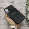 قاب گوشی Galaxy A15 سامسونگ اورجینال Grade A شیشه ای PVD براق دور سیلیکونی ضدخش ضد ضربه مشکی کد 54307