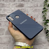 قاب گوشی Galaxy A20S سامسونگ اورجینال Grade A شیشه ای PVD براق دور سیلیکونی ضدخش ضد ضربه آبی کد 54322