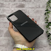 قاب گوشی Galaxy A22 4G - Galaxy M32 4G سامسونگ اورجینال Grade A شیشه ای PVD براق دور سیلیکونی ضدخش ضد ضربه مشکی کد 54327
