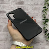 قاب گوشی Galaxy A24 سامسونگ اورجینال Grade A شیشه ای PVD براق دور سیلیکونی ضدخش ضد ضربه مشکی کد E13-54335